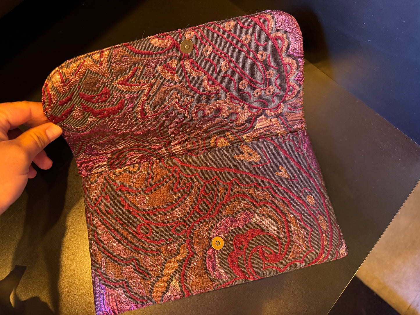 Pochette Jacquard Butterfly – Festive Collection | JLAdore Couture