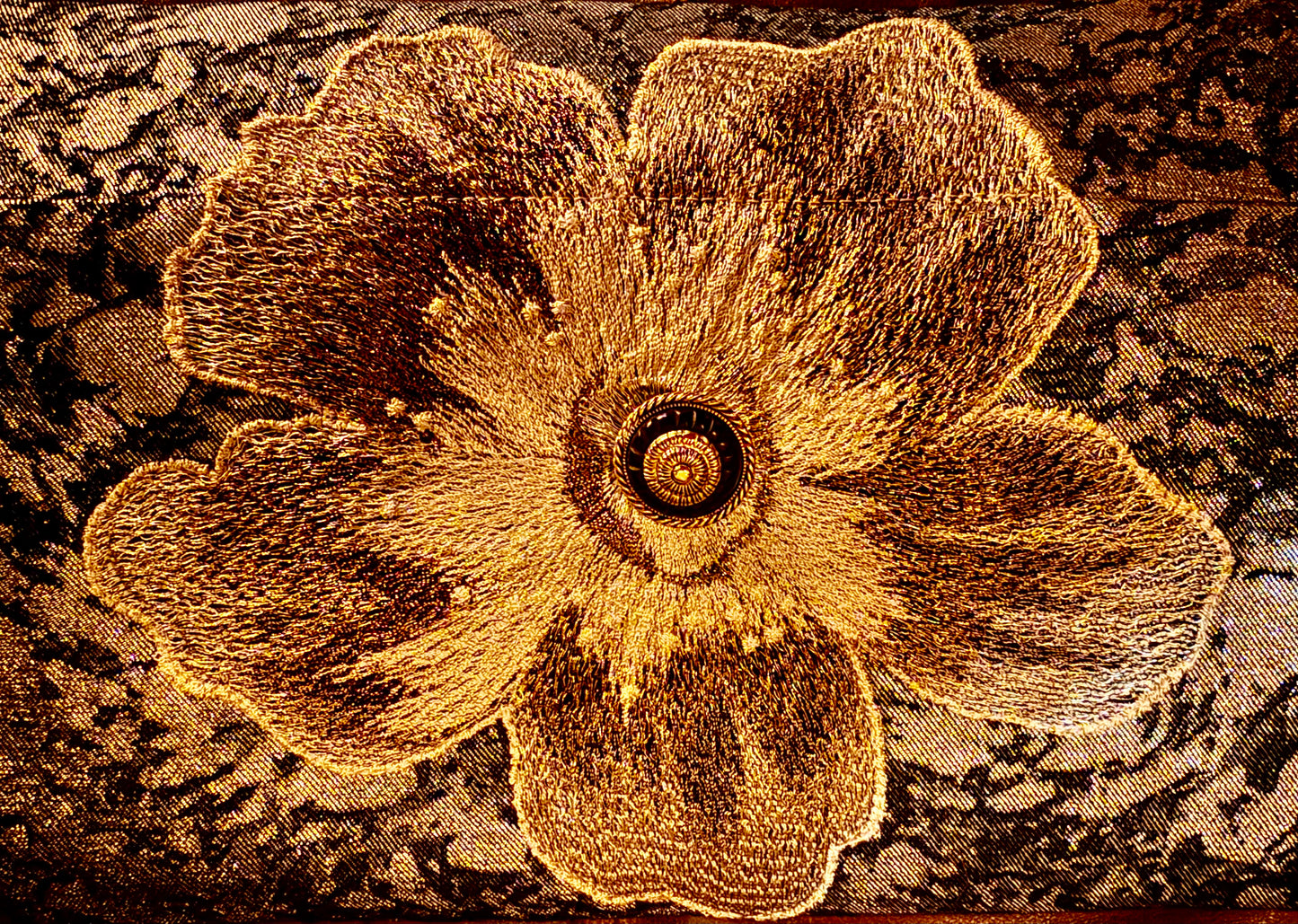 Pochette Jacquard “Fiore Barocco” – Festive Collection | JLAdore Couture