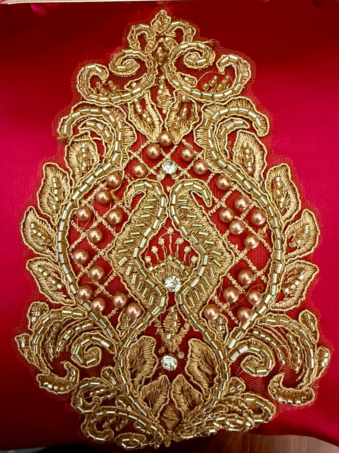 Clic Clac bag - Red and Gold Christmas- Festive Collection